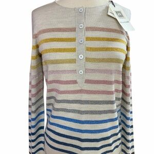 Zadig & Voltaire Glitter Stripe Cardigan